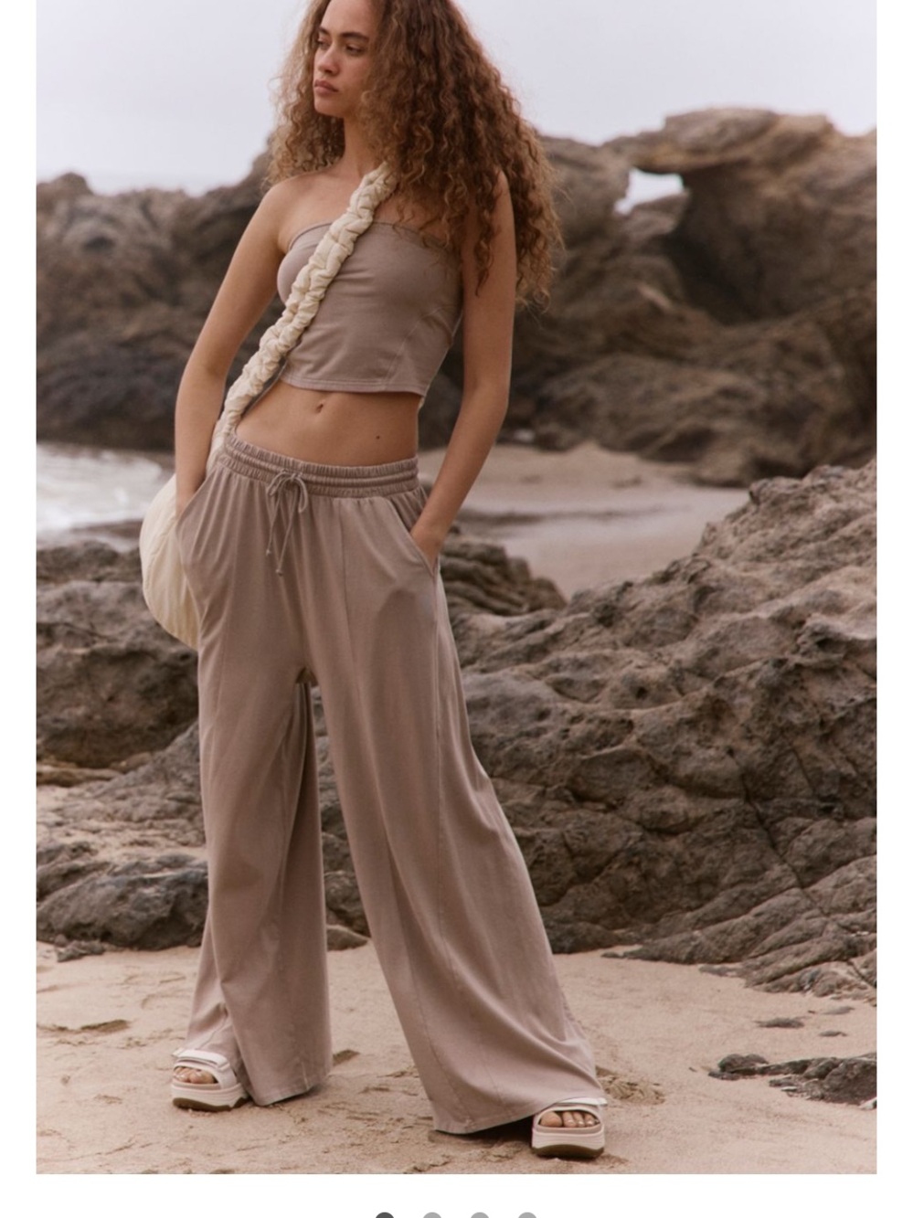 Free people hot shot rulu be top set - Taupe sz xs